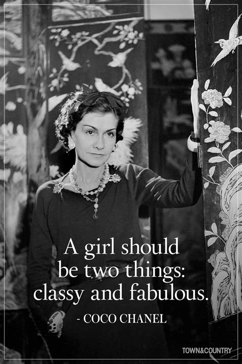 citations gabrielle chanel|chanel quotes for women.